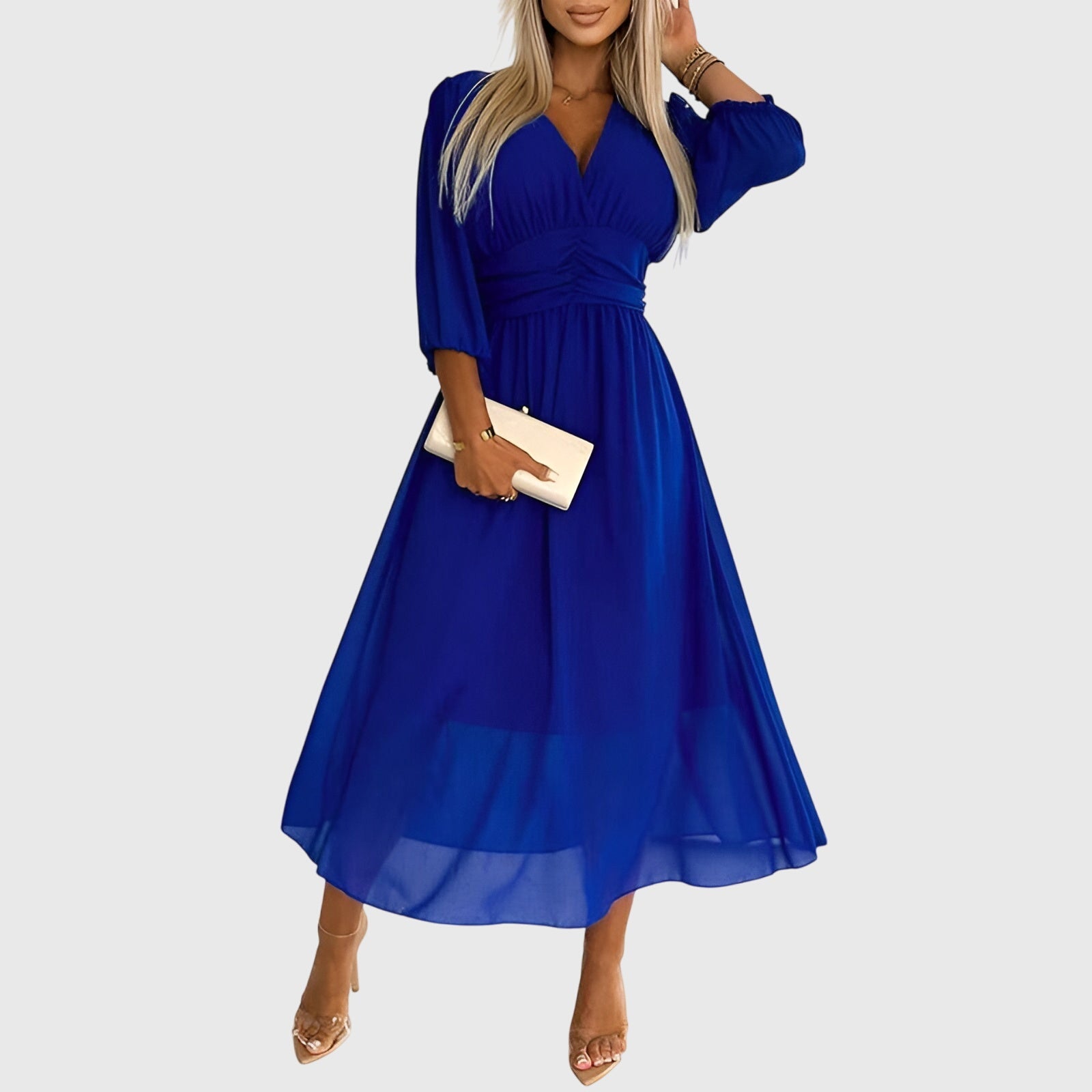 Modehus | Kjole i Lett Silke Chiffon
